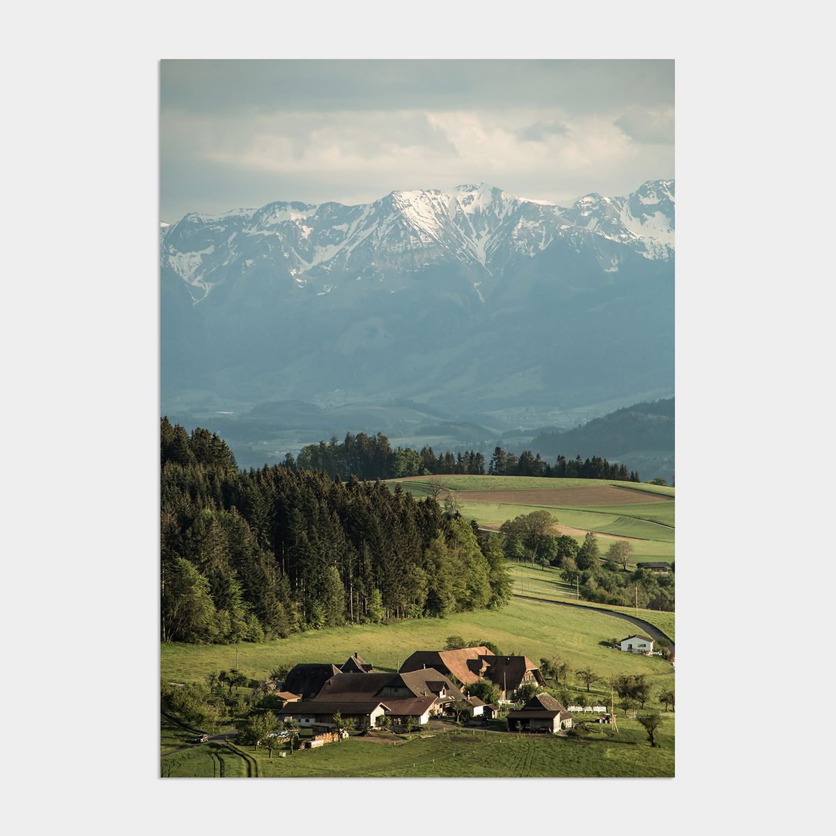 멜팅스튜디오(MELTING STUDIO) 나의 유럽 모먼트 여행 액자 인테리어 포스터 / 31번 Mount Pilatus Alpnach Switzerland 02