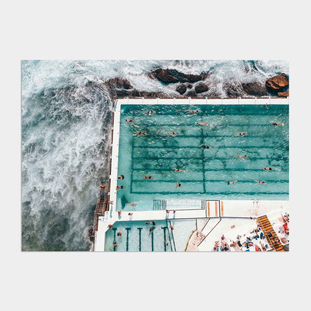 멜팅스튜디오(MELTING STUDIO) 나의 유럽 모먼트 여행 액자 인테리어 포스터 / 38번 Bondi Beach Sydney Australia 02