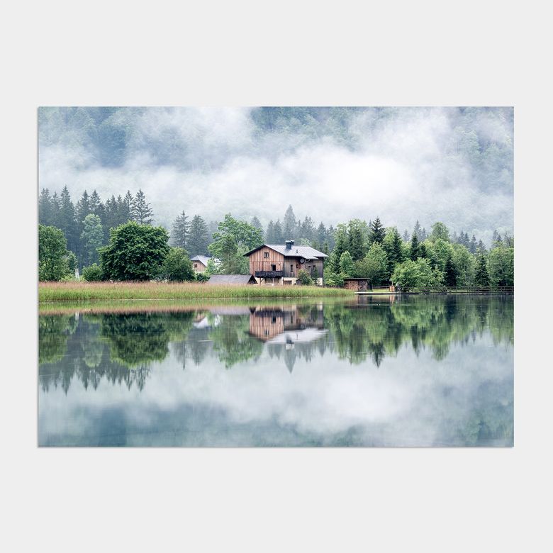 나의 유럽 모먼트 여행 액자 인테리어 포스터 / 53번 Almsee Grünau im Almtal Austria 01