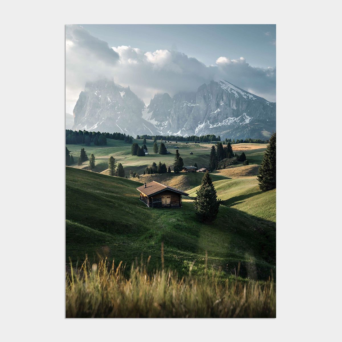 멜팅스튜디오(MELTING STUDIO) 나의 유럽 모먼트 여행 액자 인테리어 포스터 / 54번 Dolomites Italy