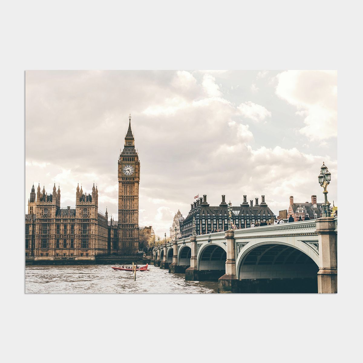 멜팅스튜디오(MELTING STUDIO) 나의 유럽 모먼트 여행 액자 인테리어 포스터 / 58번 Big Ben London UK