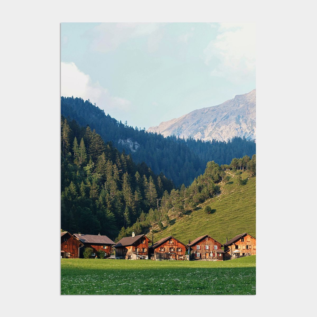 멜팅스튜디오(MELTING STUDIO) 나의 유럽 모먼트 여행 액자 인테리어 포스터 / 66번 Lauterbrunnen Switzerland 1