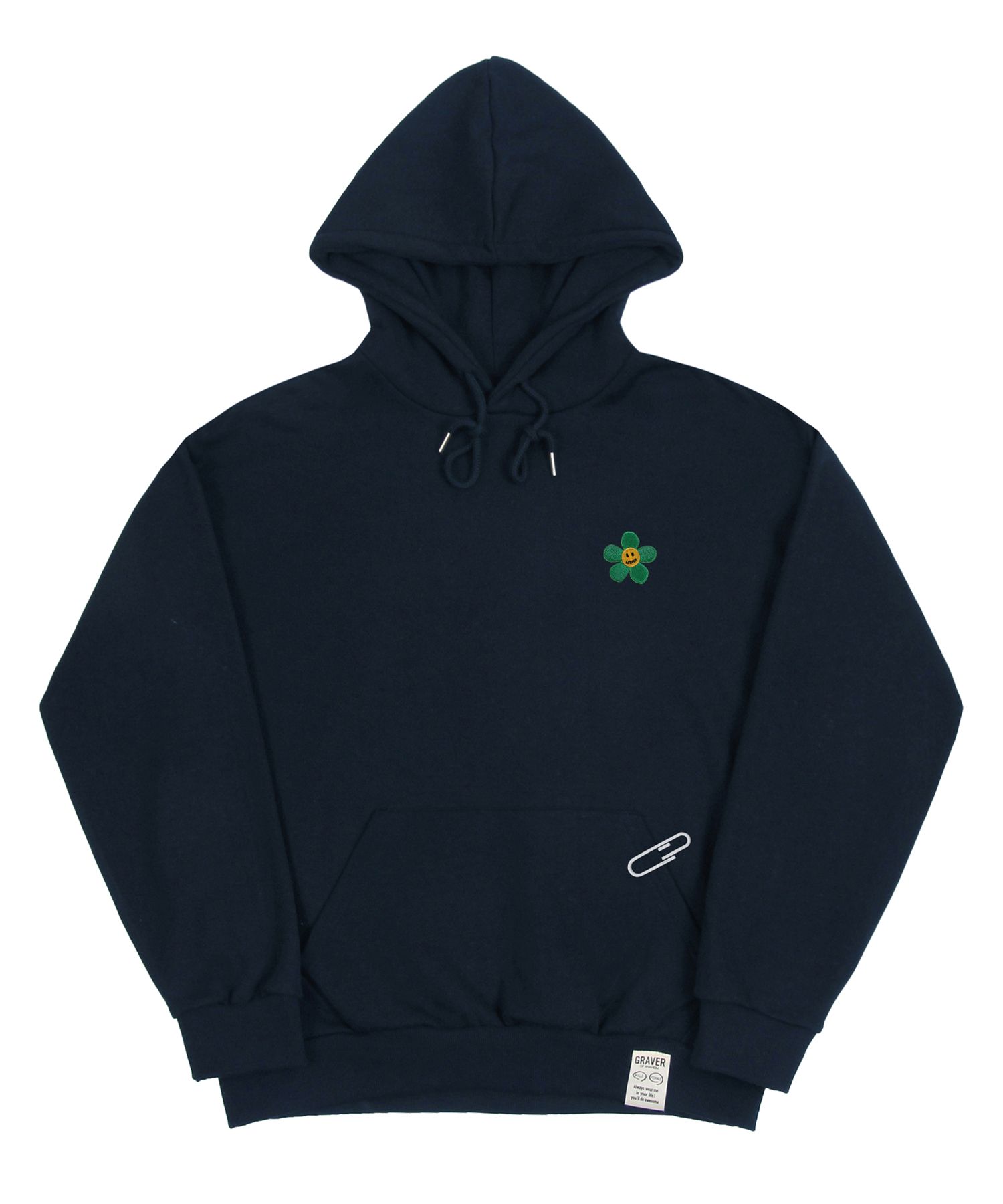 【GRAVER】23SS★ Flower Board Smile Hoodie Designer fashion, Seoul-fully created | W Concept