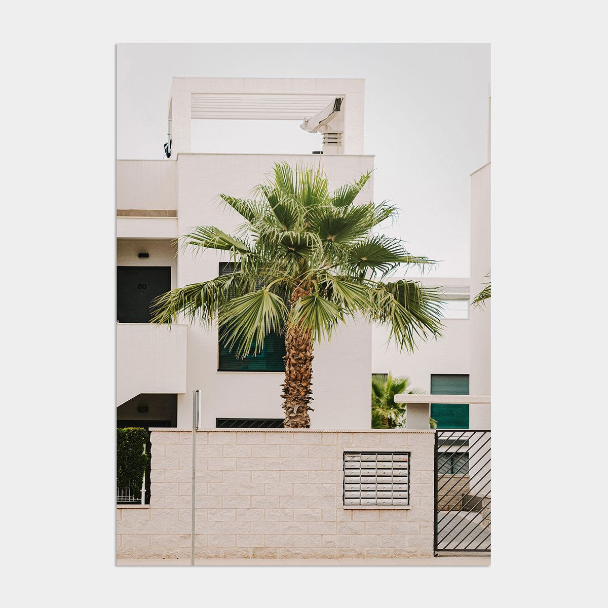 멜팅스튜디오(MELTING STUDIO) 나의 유럽 모먼트 여행 액자 인테리어 포스터 / 70번 Palm trees Spain