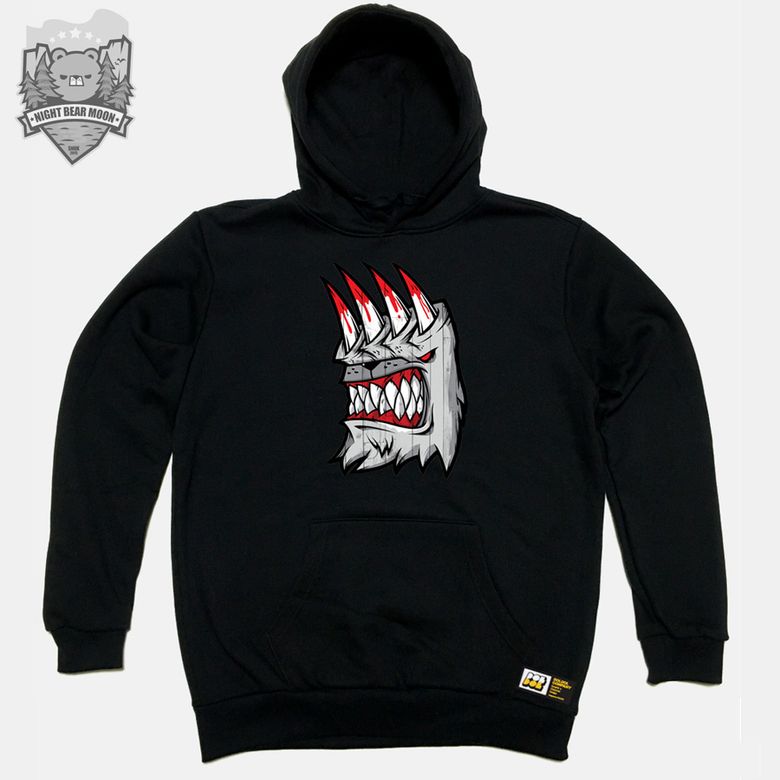 SNUK_HOODY_13 북극곰 스노우보드 선수 스누크 캐릭터 후드티 후디