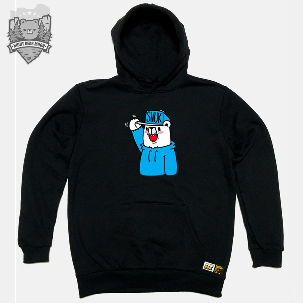 돌돌(DOLDOL) SNUK_HOODY_23 북극곰 스노우보드 선수 스누크 캐릭터 후드티 후디