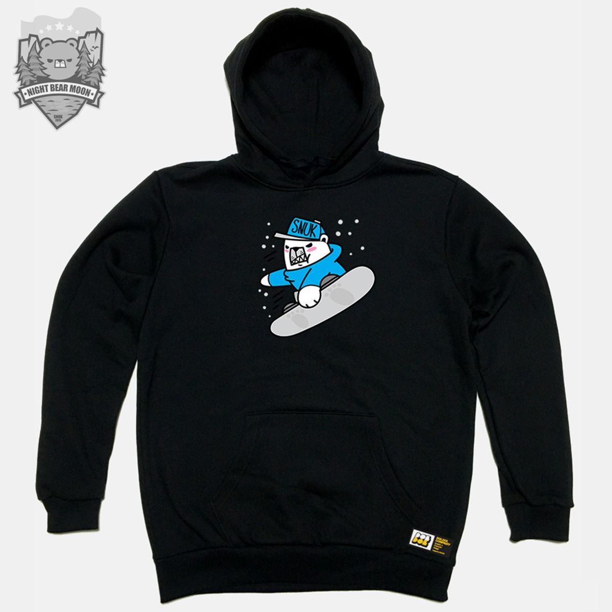 돌돌(DOLDOL) SNUK_HOODY_24 북극곰 스노우보드 선수 스누크 캐릭터 후드티 후디