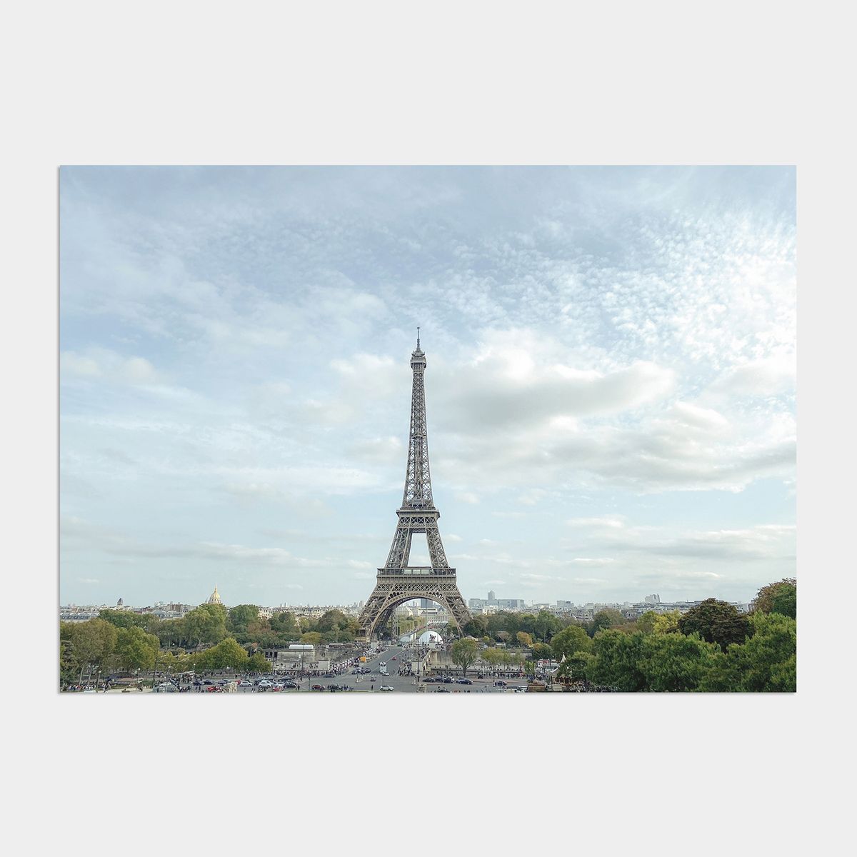 멜팅스튜디오(MELTING STUDIO) 나의 유럽 모먼트 여행 액자 인테리어 포스터 / 80번 Eiffel Tower and Cloud Paris France