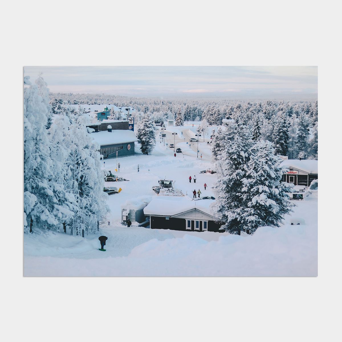 멜팅스튜디오(MELTING STUDIO) 나의 유럽 모먼트 여행 액자 인테리어 포스터 /86번 Lapland Finland