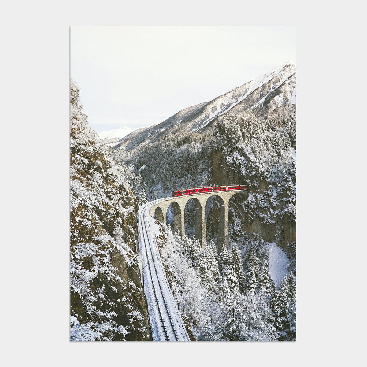 멜팅스튜디오(MELTING STUDIO) 나의 유럽 모먼트 여행 액자 인테리어 포스터 / 87번 Snow Mountain Switzerland