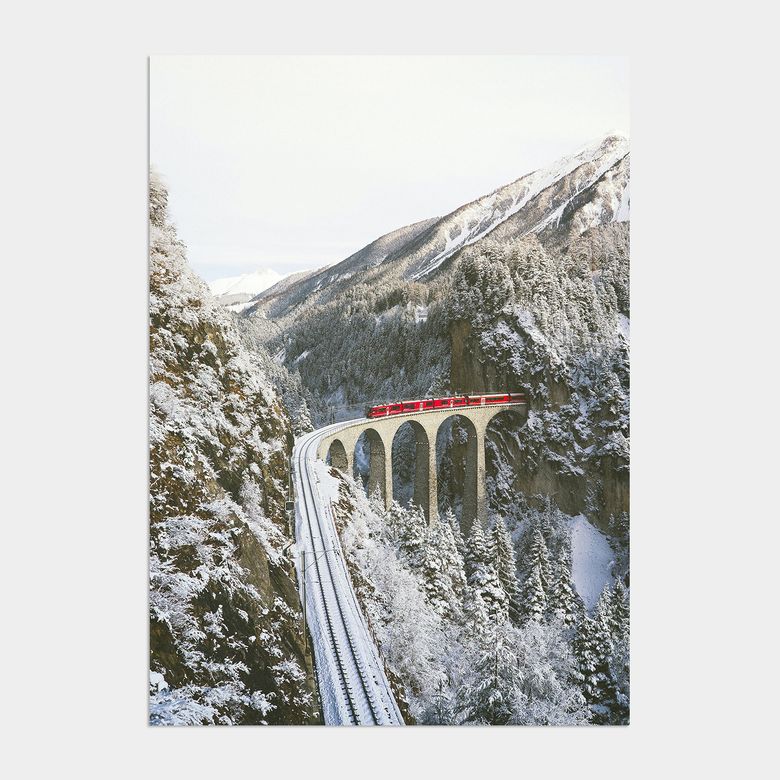 나의 유럽 모먼트 여행 액자 인테리어 포스터 / 87번 Snow Mountain Switzerland