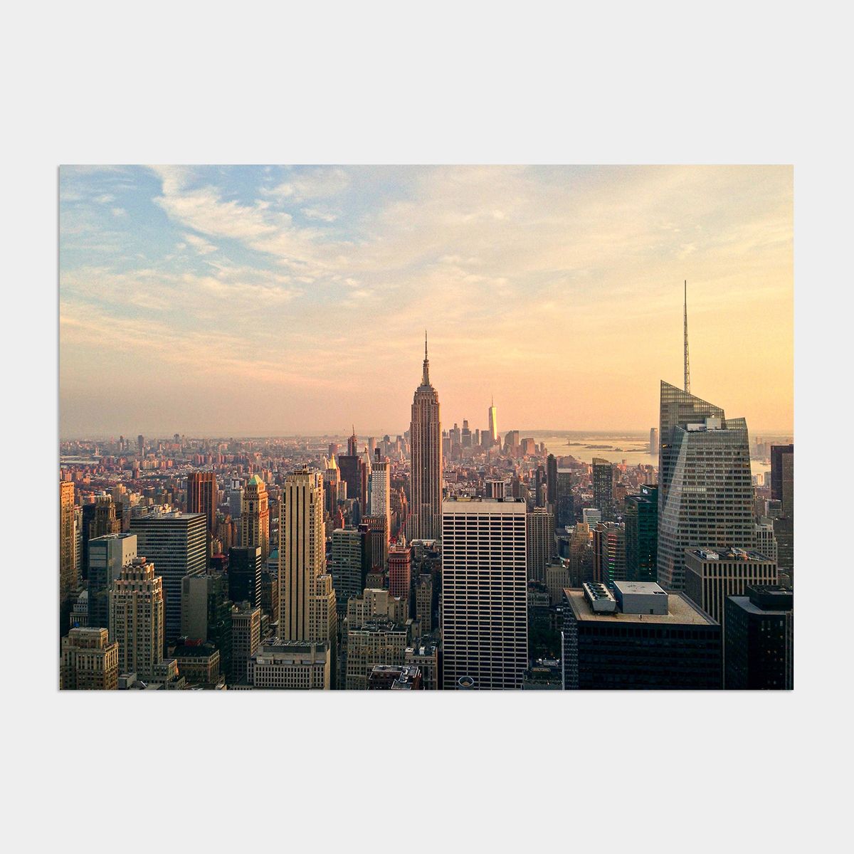 멜팅스튜디오(MELTING STUDIO) 나의 유럽 모먼트 여행 액자 인테리어 포스터 / 88번 Rockefeller Plaza New York USA