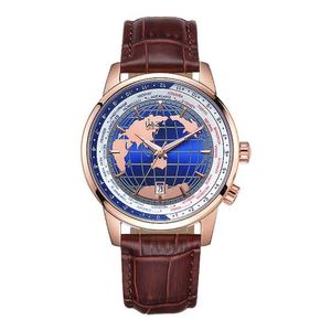 VR6570A-RGBR 남자시계 월드타임 가죽시계