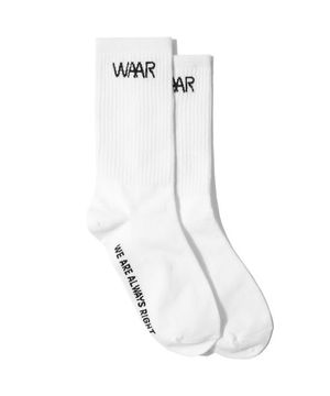 S001 남녀공용 로고 삭스_화이트