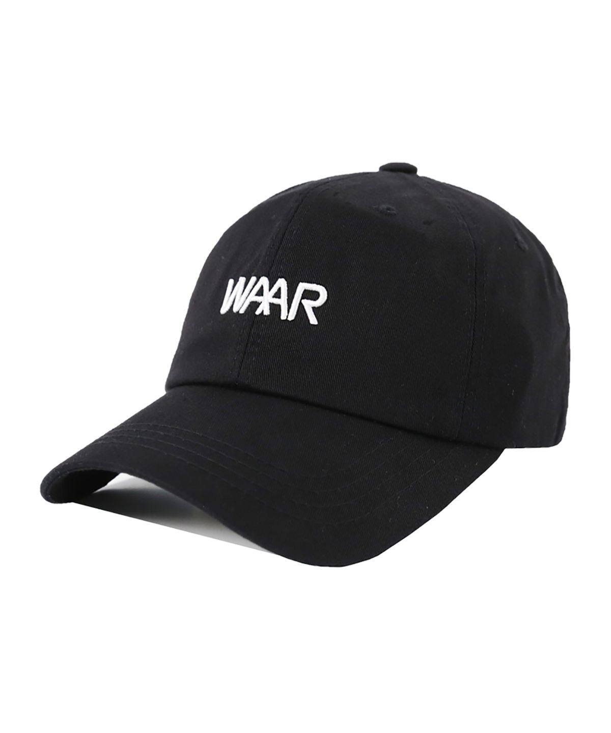 와르(WAAR) C001 스몰 로고 볼캡_블랙