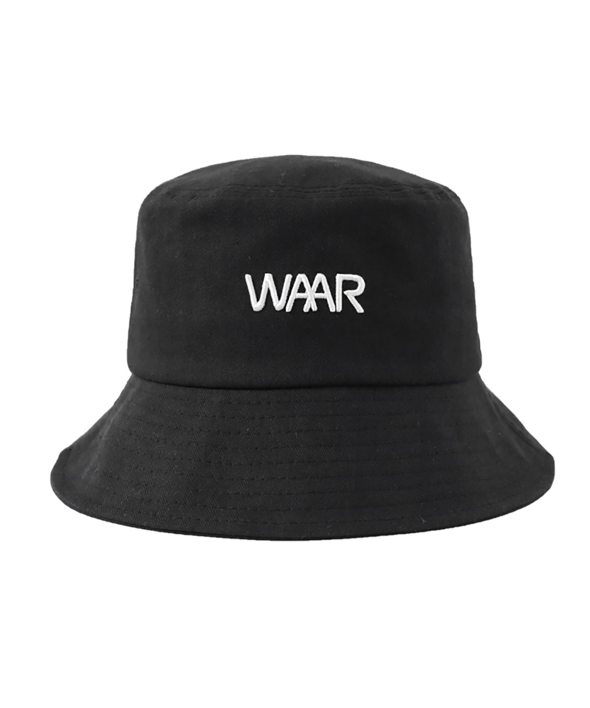 와르(WAAR) C002 로고 버킷햇_블랙