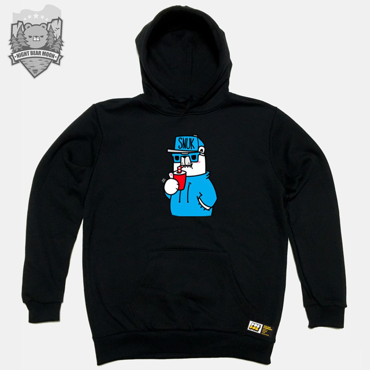 돌돌(DOLDOL) SNUK_HOODY_25 북극곰 스노우보드 선수 스누크 캐릭터 후드티 후디