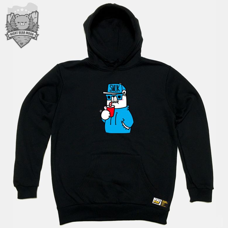 SNUK_HOODY_25 북극곰 스노우보드 선수 스누크 캐릭터 후드티 후디