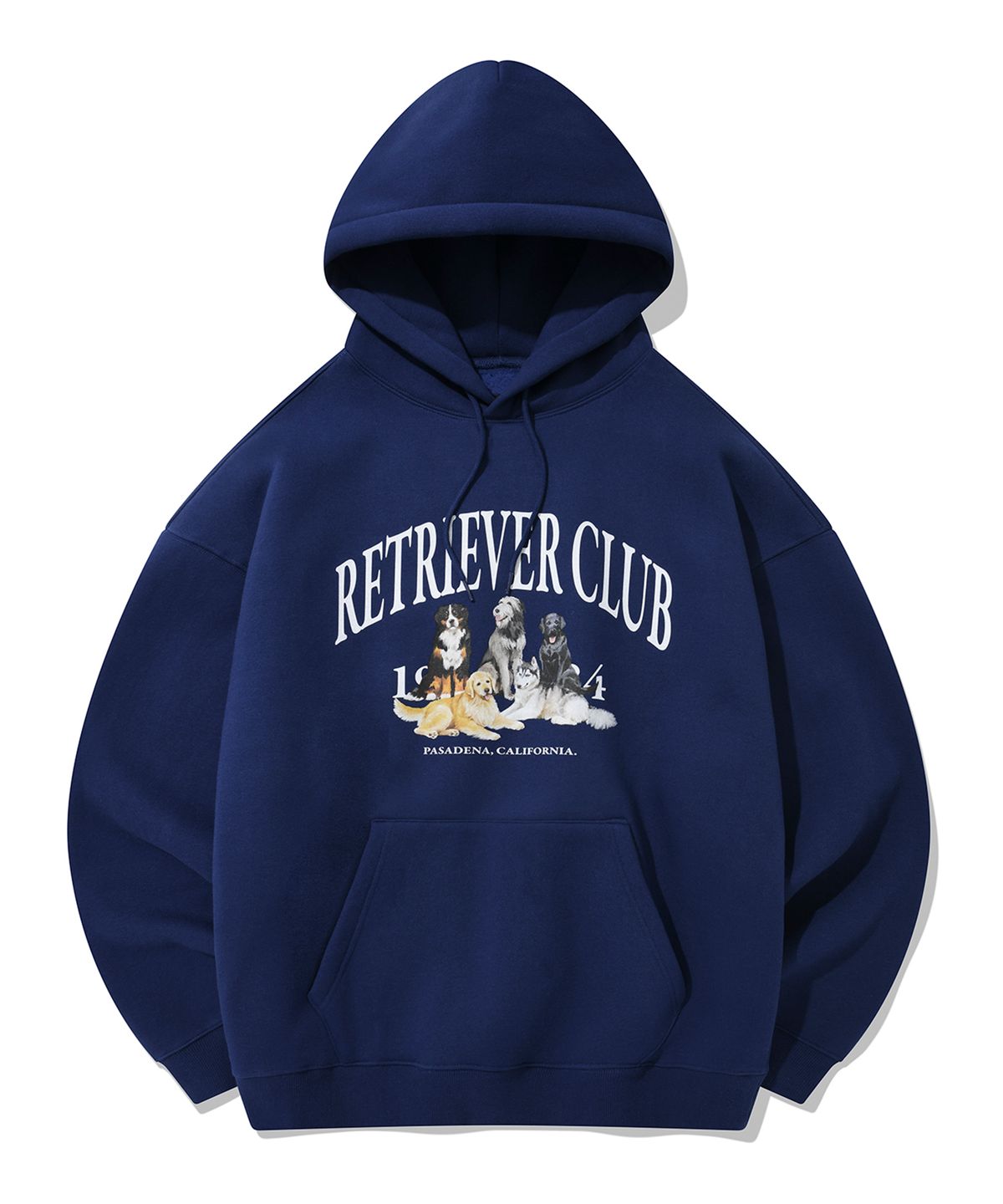 리트리버클럽(RETRIEVER CLUB) RETRIEVER FRIENDS HOODIE [INDIGO BLUE]