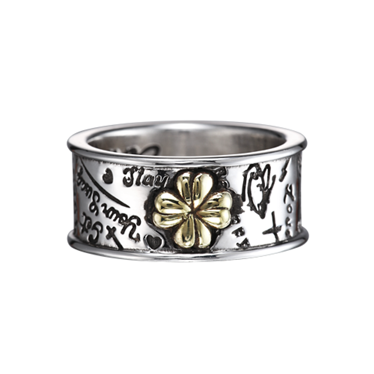 어나니머스아티즌(ANONYMOUS ARTISAN) Artisan tag ring - 4leaf