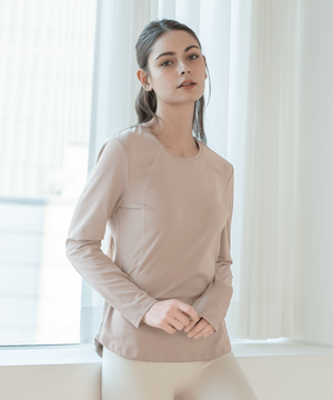 (FM50221)이지쿨 롱 슬리브_마일드샌드