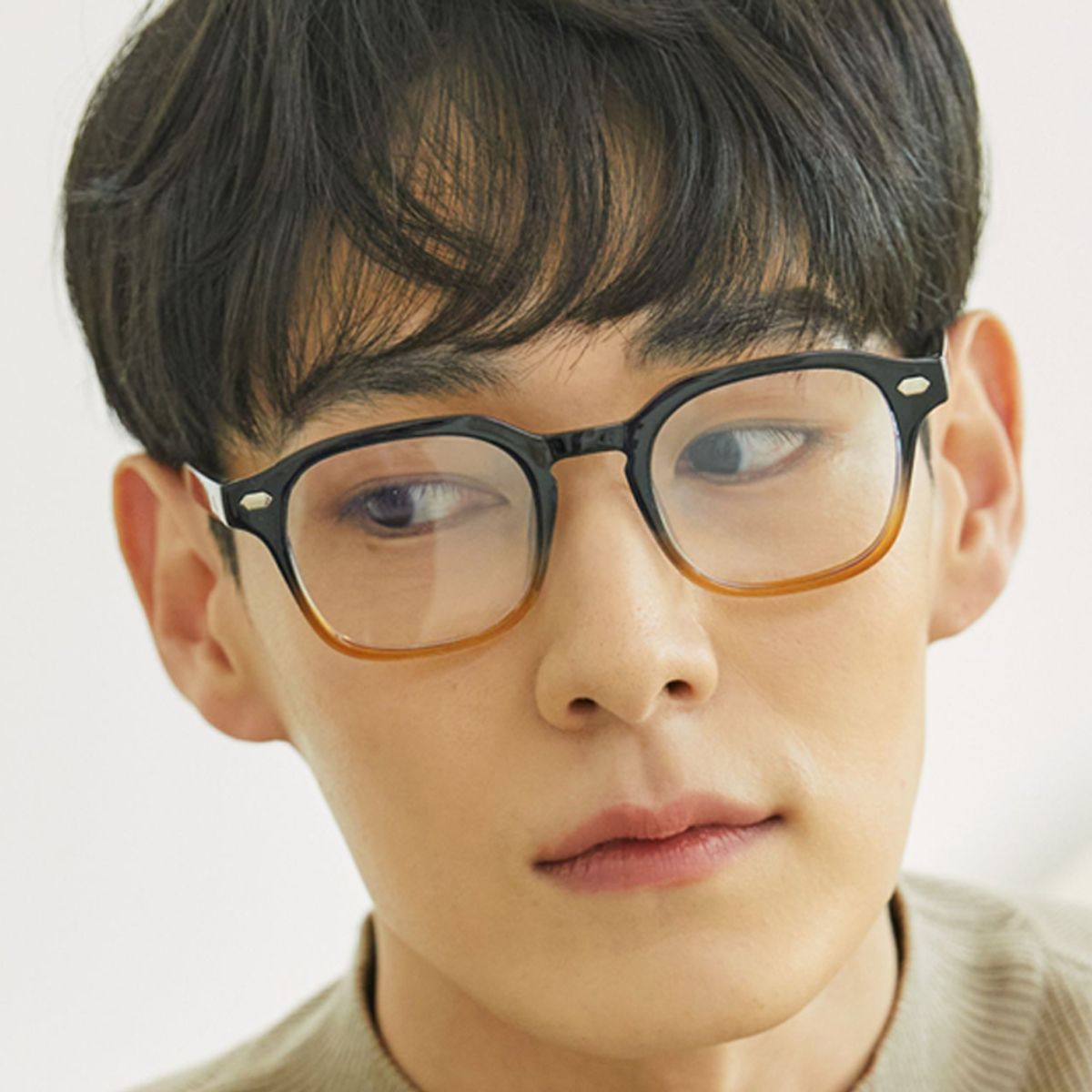하이비션(HYBITION) Aron Black / Brown (블루라이트 차단)