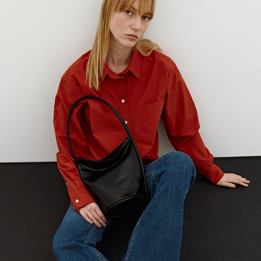 ★YEOMIM★ beaker bag crinkle black yeo-122 MUSINSA公式 | YEOMIM beaker bag (crinkle black)