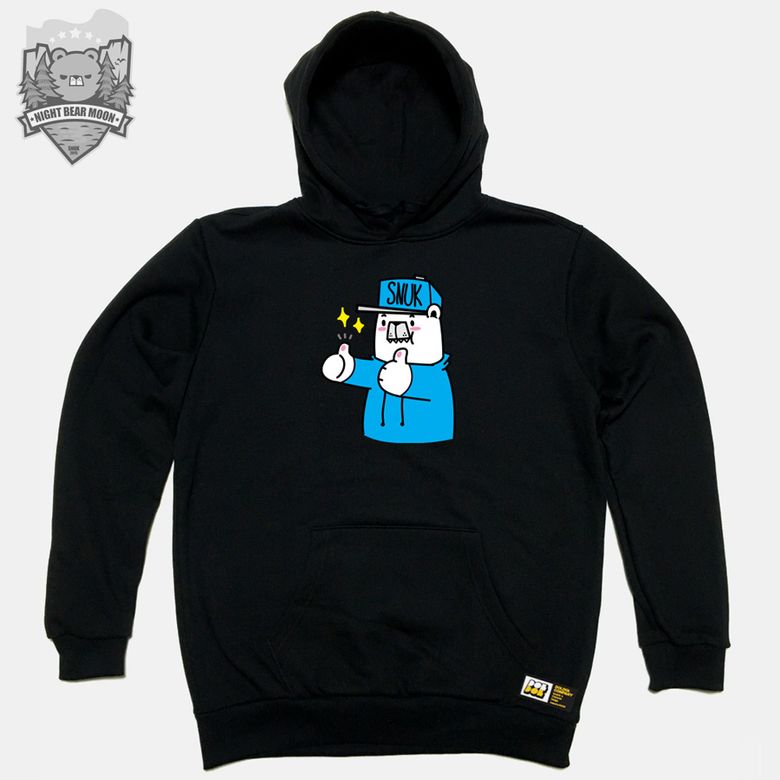SNUK_HOODY_31 북극곰 스노우보드 선수 스누크 캐릭터 후드티 후디