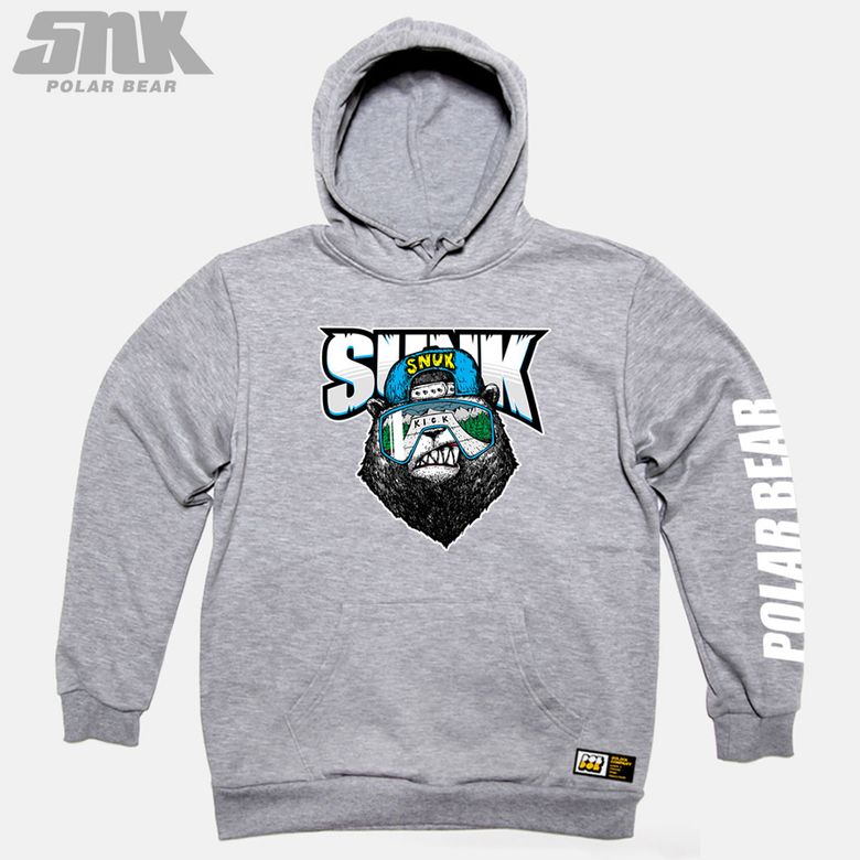 SNUK_HOODY_35 북극곰 스노우보드 선수 스누크 캐릭터 후드티 후디