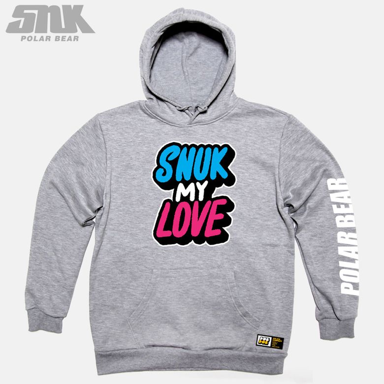 SNUK_HOODY_38 북극곰 스노우보드 선수 스누크 캐릭터 후드티 후디