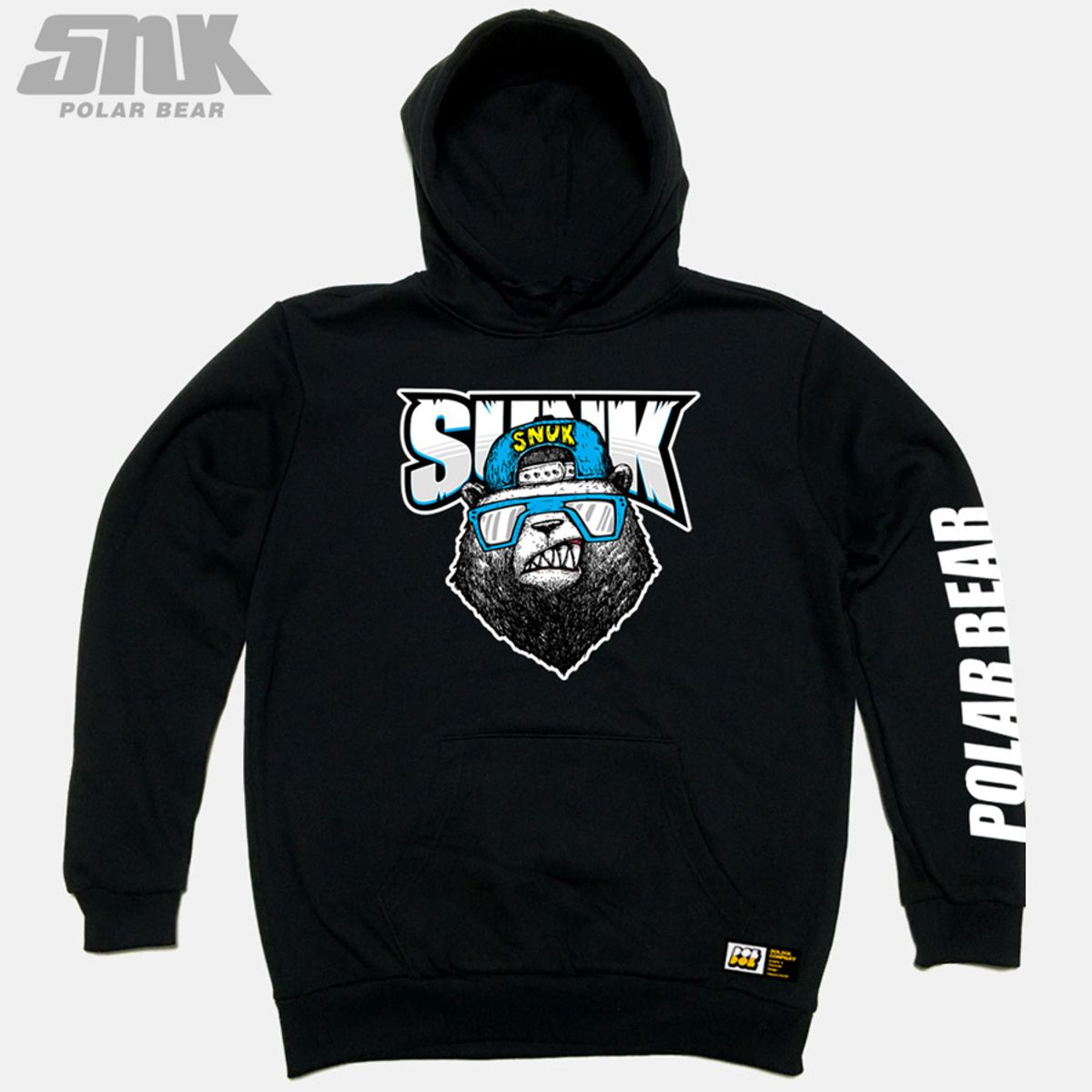 돌돌(DOLDOL) SNUK_HOODY_39 북극곰 스노우보드 선수 스누크 캐릭터 후드티 후디