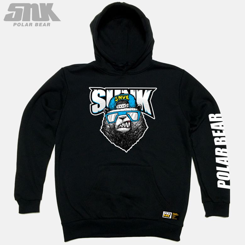 SNUK_HOODY_39 북극곰 스노우보드 선수 스누크 캐릭터 후드티 후디