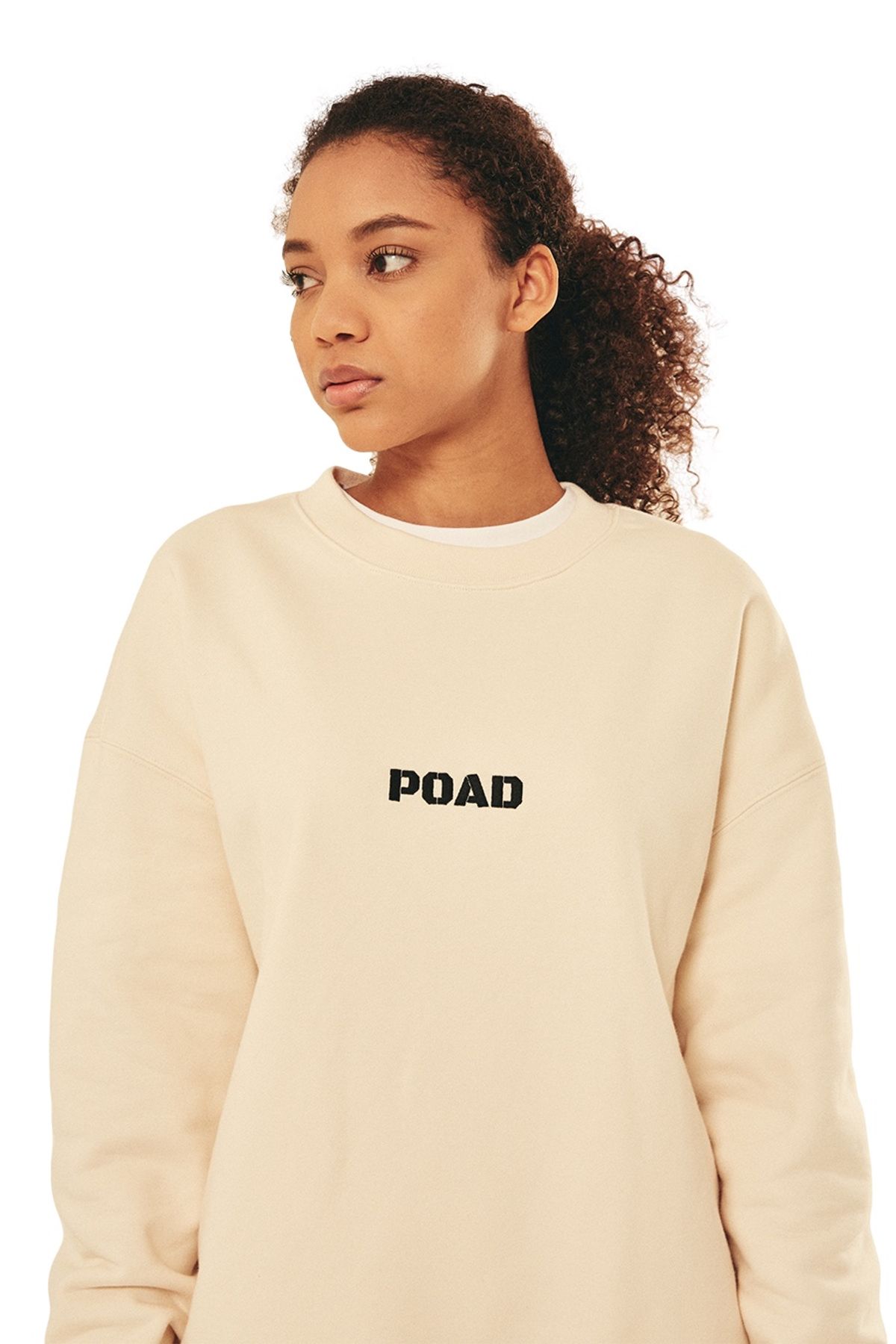 피스오브올데이(PEACE OF ALL DAY) POAD Sweatshirt Cream