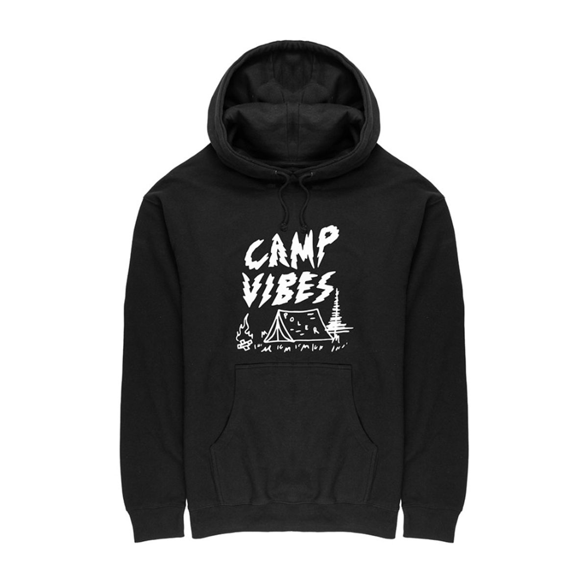 폴러스터프(POLERSTUFF) SMOKEY HOODIE BLACK
