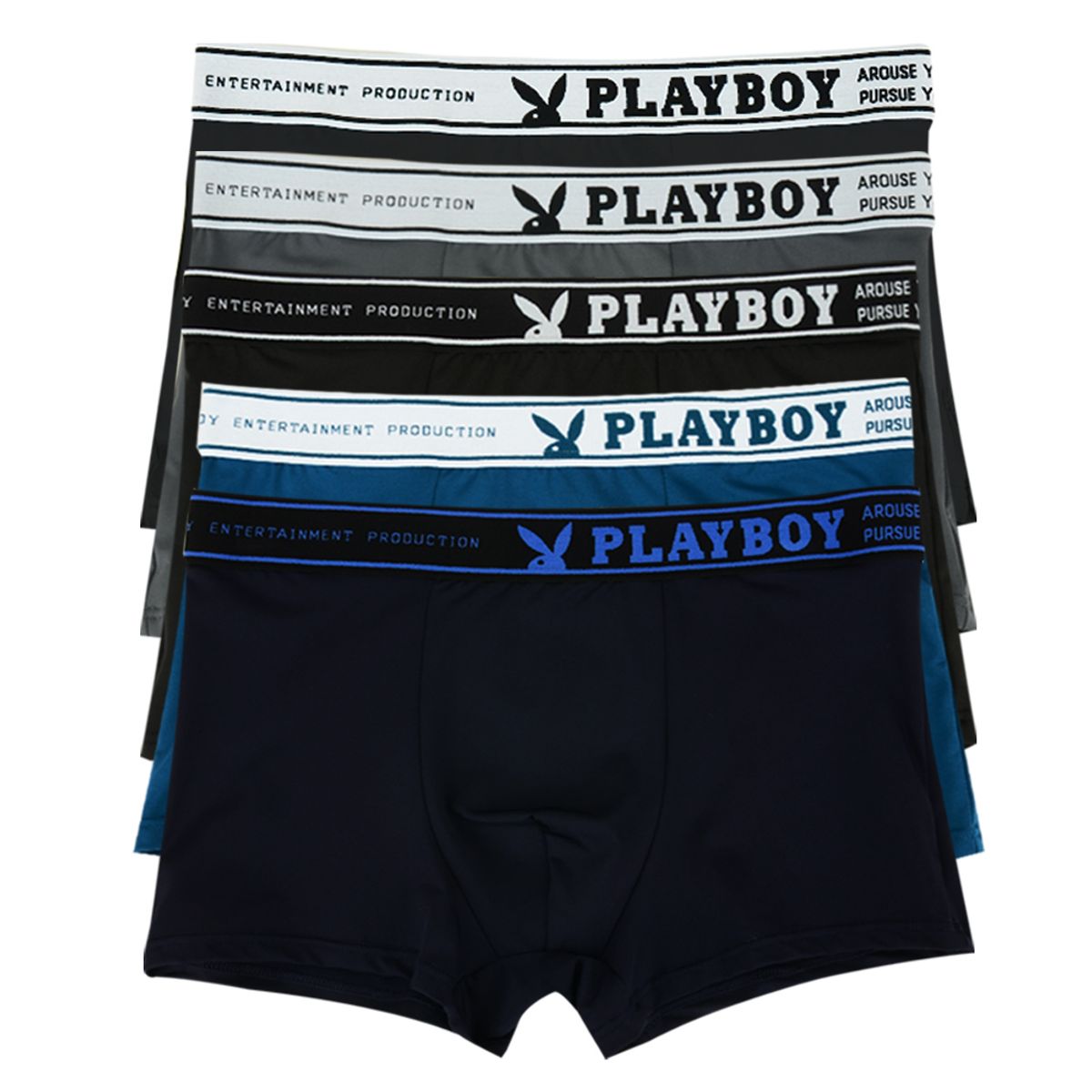 플레이보이(PLAYBOY) 남성 남자 패키지 드로즈 5매입 세트 PMD2110