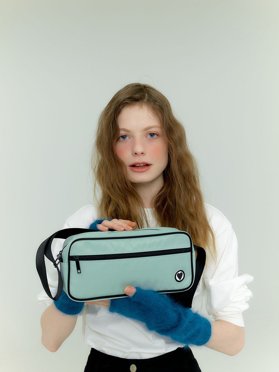 ★HPLLY LOVES LOVE★ Rectangle bag[Mint] MUSINSA | HOLLY LOVES LOVE Rectangle Bag [Mint]