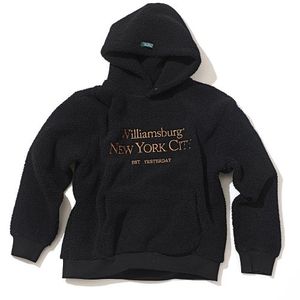 Classic Logo Boa Fleece Hoodie_Black