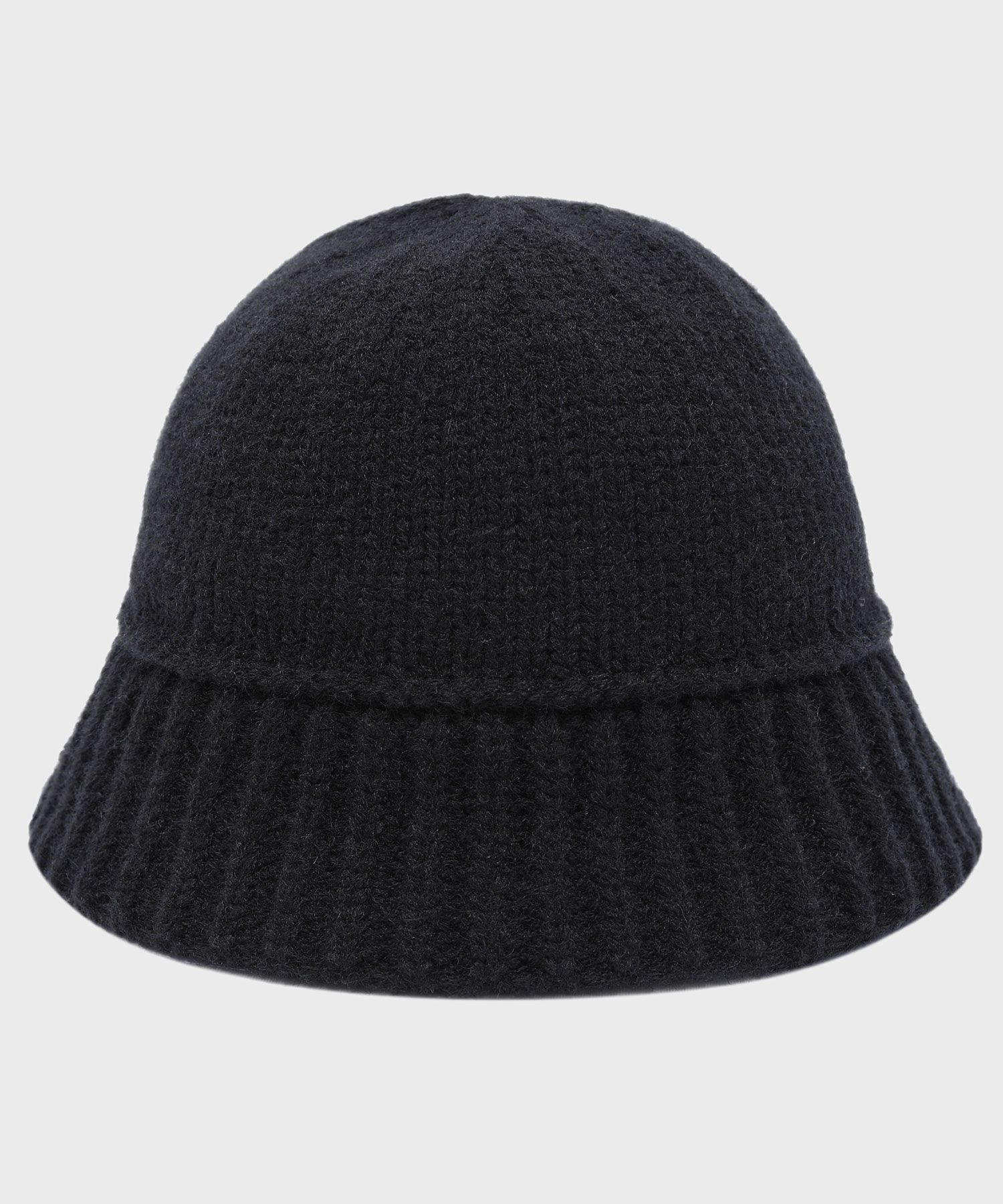 MUSINSA公式 | ELLIOTI Wool Knit Bucket Hat_Black