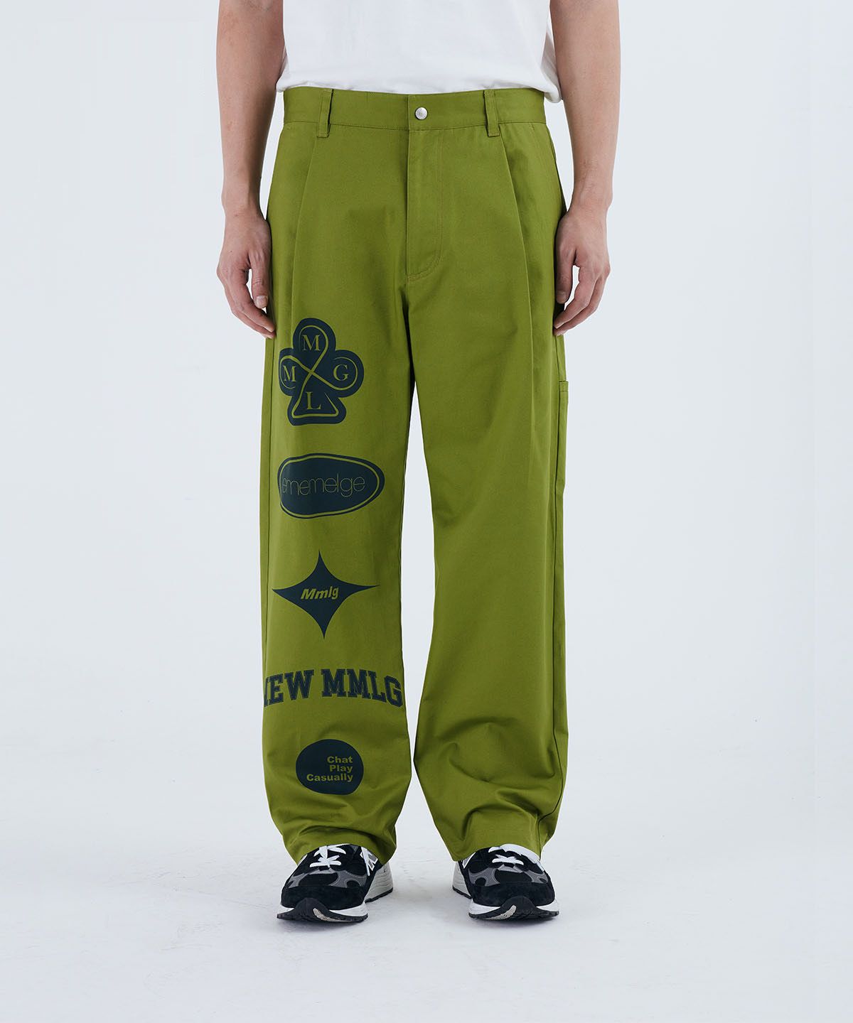 엠엠엘지(MMLG) [Mmlg] SYMBOLS CHINO PANTS (OLIVE GREEN)