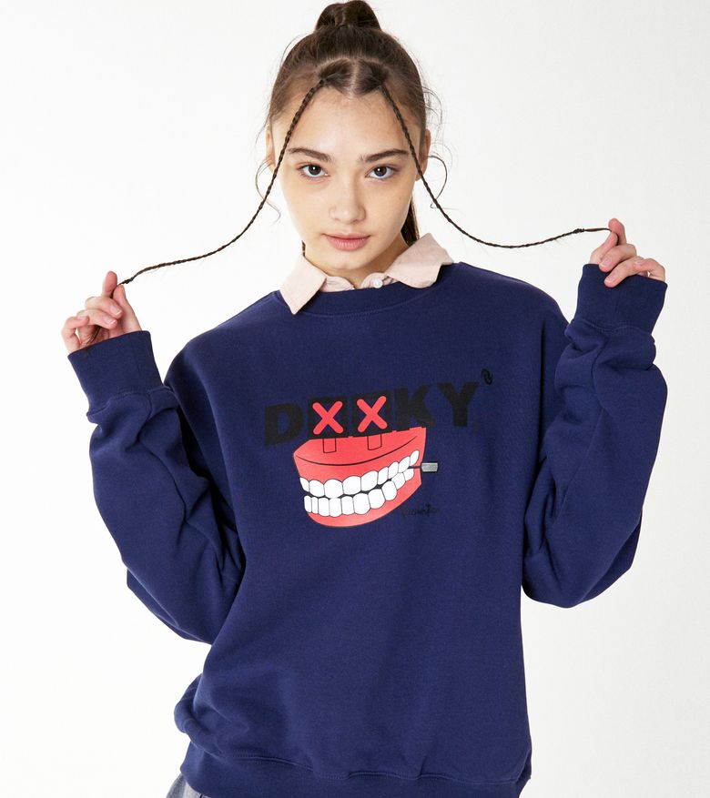 틀니 스웻셔츠 네이비