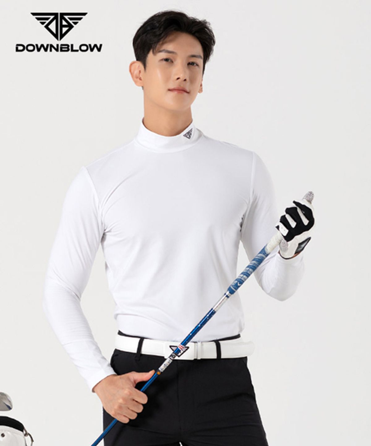 다운블로우(DOWNBLOW) 남자 골프웨어 기모 이너 티셔츠 6000