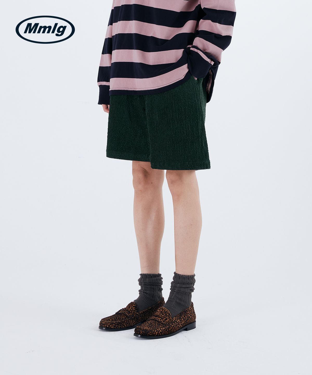 엠엠엘지(MMLG) [Mmlg] WATER CORD PANTS (GRASS GREEN)