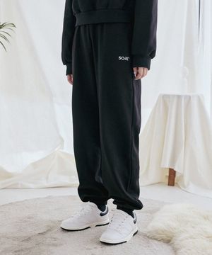 조거 로고 팬츠 (블랙)