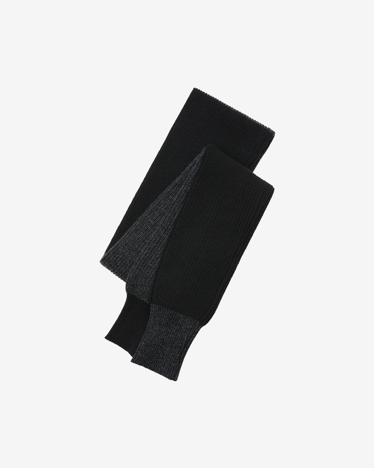 솔티(SORTIE) Half and Half Muffler (Black and Charcoal)