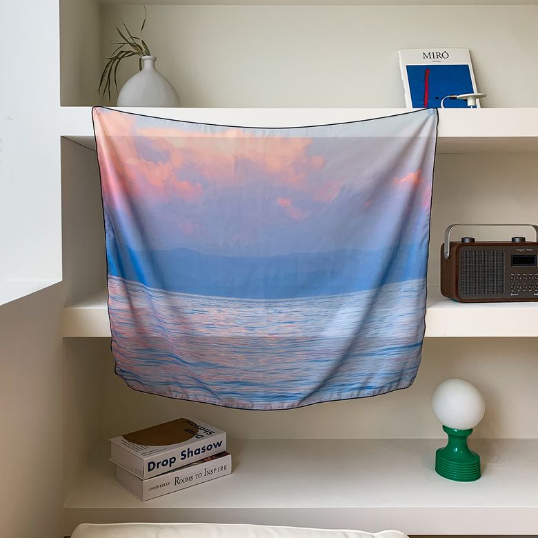 느긋한 오후의 기록 인테리어 패브릭 쉬폰 포스터  / 19번 Corfu Greece(90-74cm)
