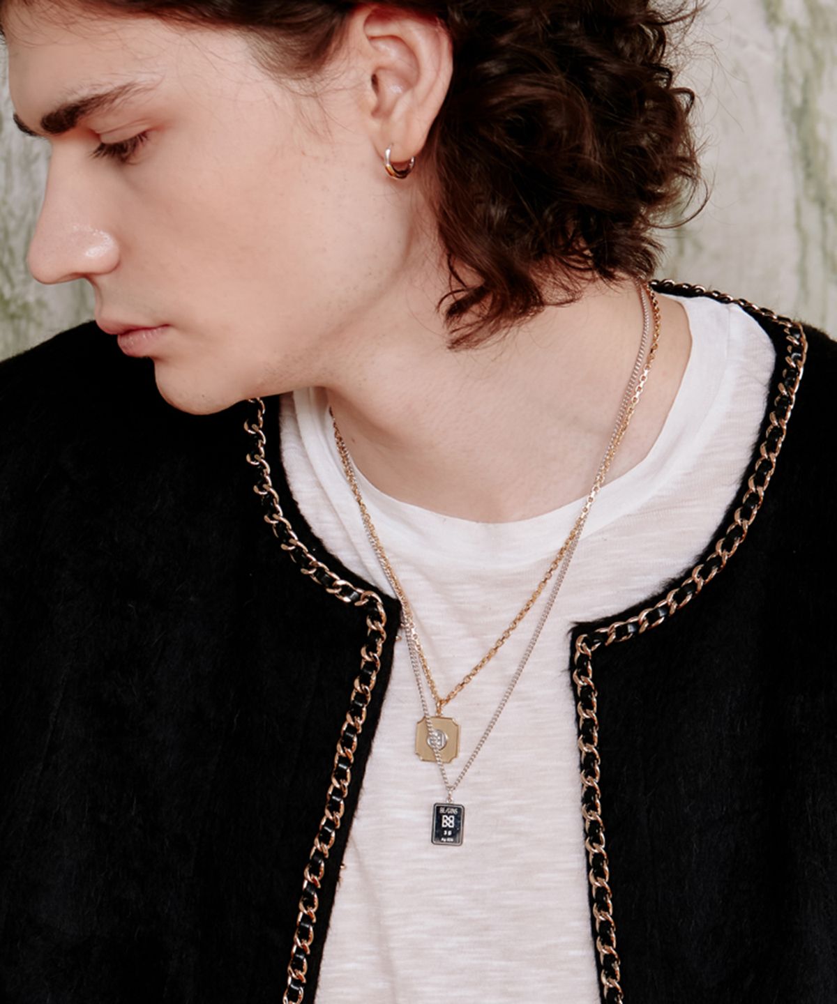 비긴스(BEGINS) Gram Silver Bar Necklace