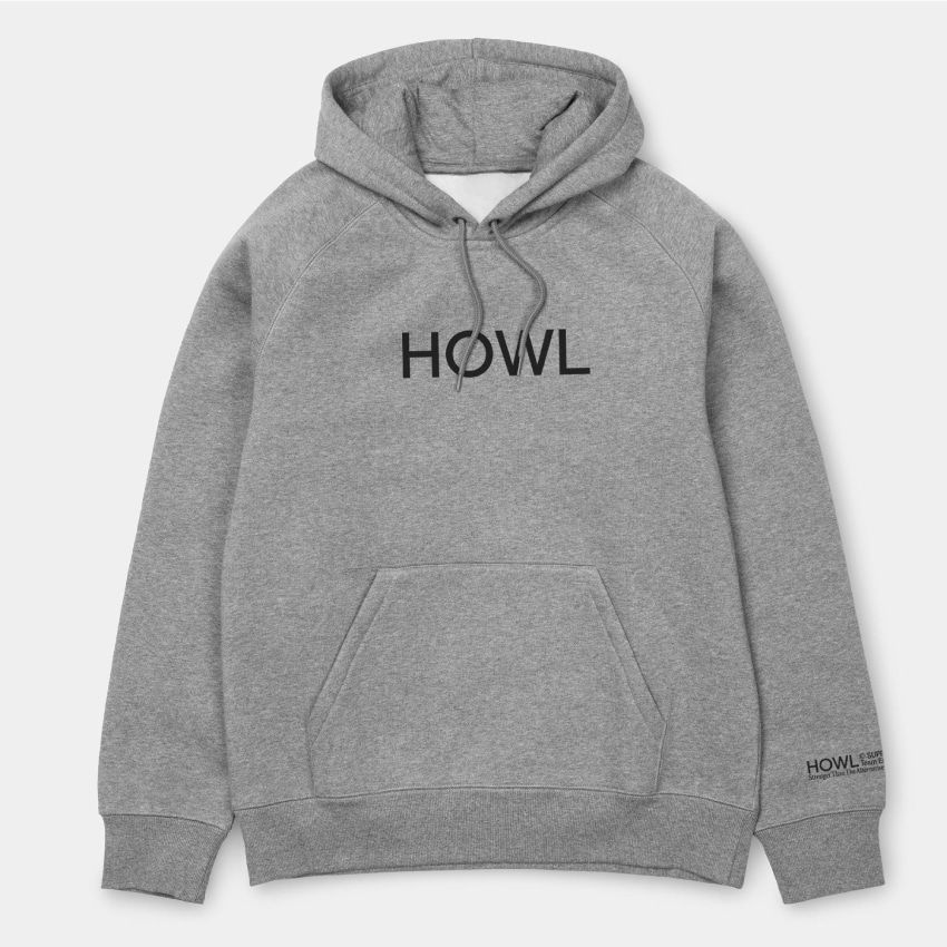 MUSINSA | Howl Supply Logo Hoodie Grey