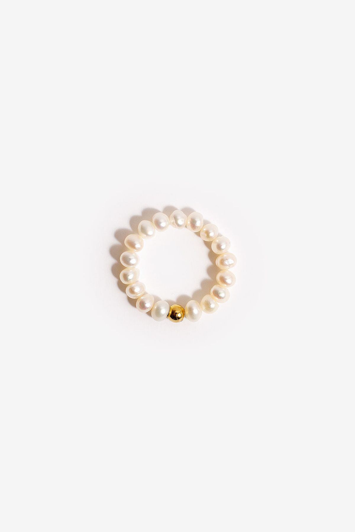 모드곤(MODGONE) 화이트 담수 진주 반지 White Fresh Water Pearl Ring