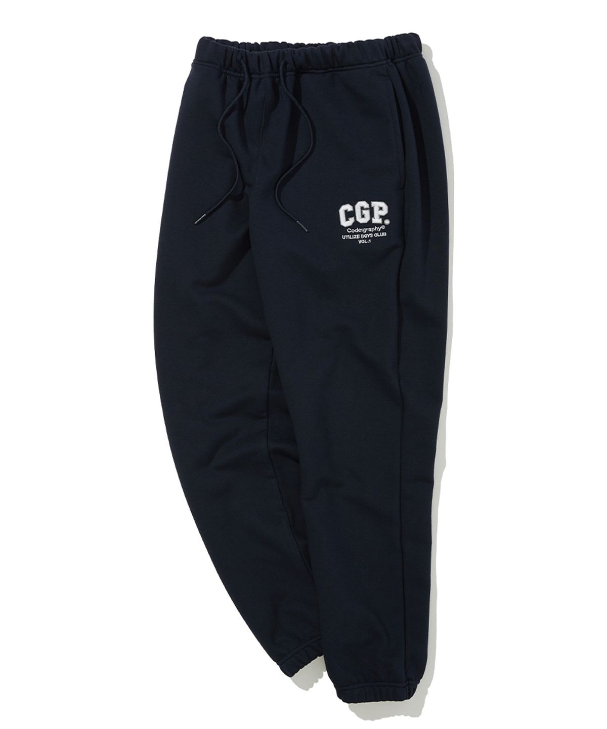 코드그라피(CGP) (우먼) CGP 아치 로고 트레이닝 팬츠_네이비
