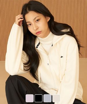 플리스 후디 집업 (U21DTJK00)